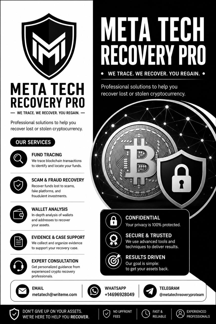 CONTACT A TRUSTED CRYPTO SCAM RECOVERY SERVICE LIKE META TECH RECOVERY PRO