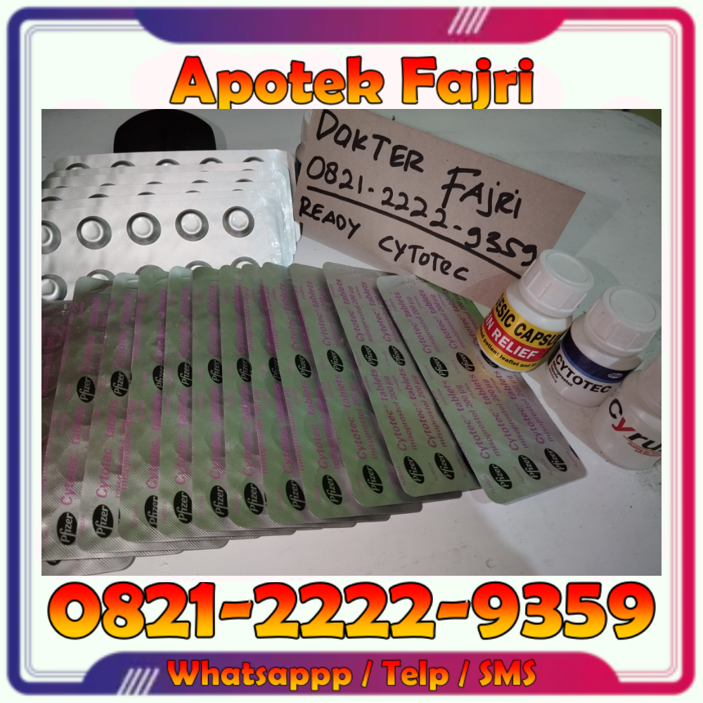 Jual Cytotec Di Jakarta Pusat 082122229359 COD Obat Cytotec 200mcg