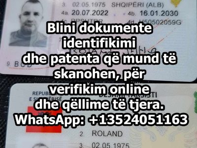 WhatsApp: +13524051163 Blini karta krediti të klonuara dhe dokumente false të skanueshme.